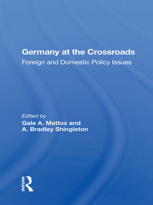 cover image of Germany At the Crossroads